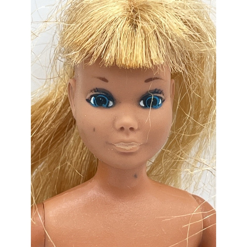Vtge Mattel Skipper Barbie Sister 9" Doll 1967 Malibu Twist Turn Waist-Japan TLC